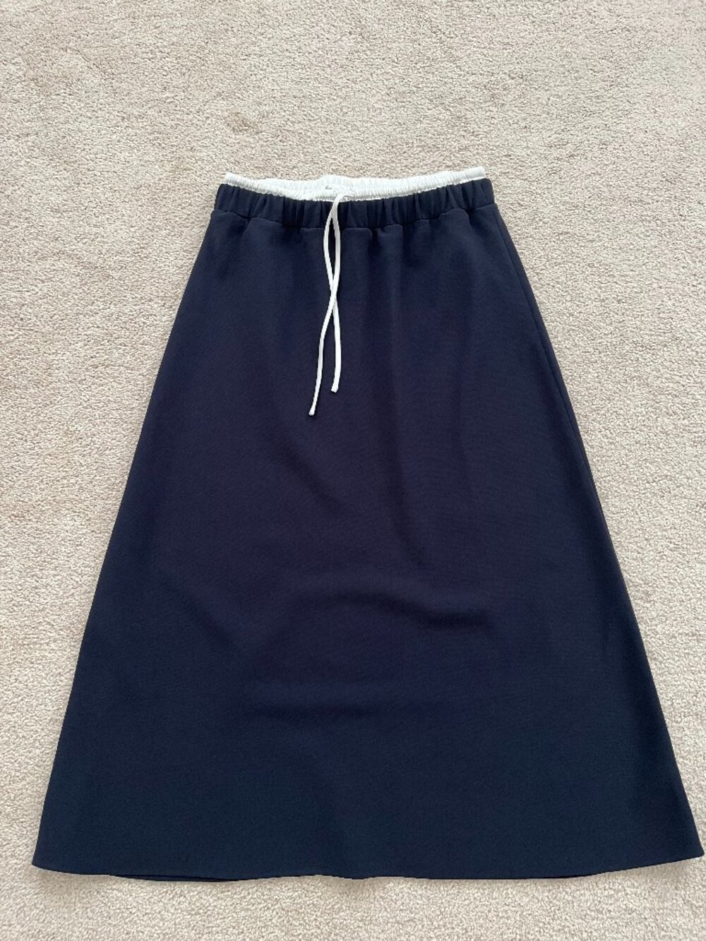 Aritzia Wilfred Levelle Skirt Navy Blue Size S